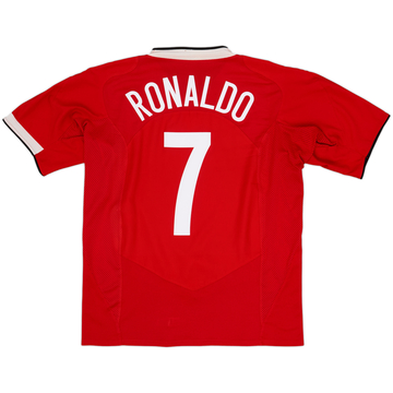 2004-06 Manchester United Home Shirt Ronaldo #7 - 7/10 - (L)