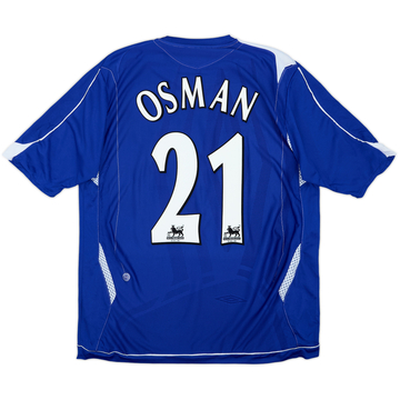 2006-07 Everton Home Shirt Osman #21 - 7/10 - (L)