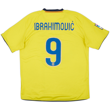 2008-10 Barcelona Away Shirt Ibrahimovic #9 - 5/10 - (L)