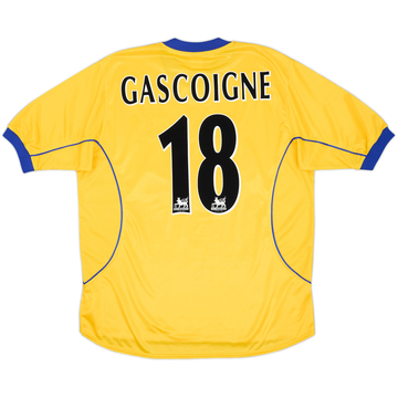 2000-01 Everton Away Shirt Gascoigne #18 - 8/10 - (L)