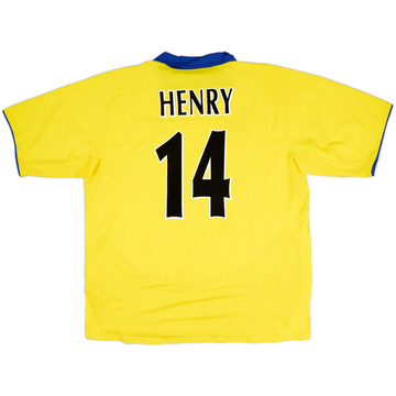 2003-05 Arsenal Away Shirt Henry #14 - 8/10 - (XXL)