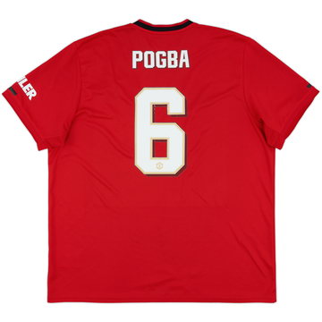 2019-20 Manchester United Home Shirt Pogba #6 - 8/10 - (XXL)