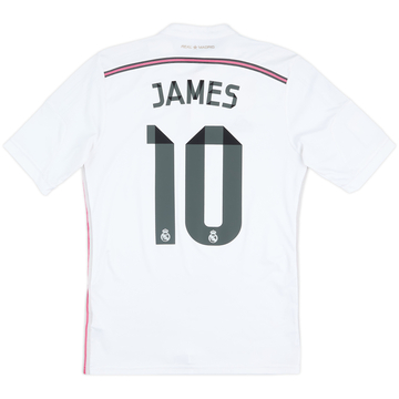 2014-15 Real Madrid Home Shirt James #10 - 6/10 - (S)