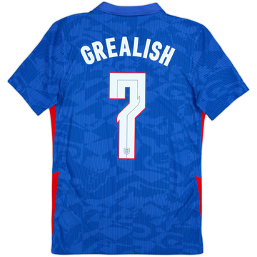 2020-21 England Authentic Away Shirt Grealish #7 - 10/10 - (S)