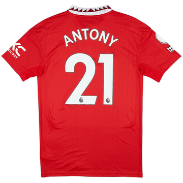 2022-23 Manchester United Home Shirt Antony #21 - 10/10 - (S)