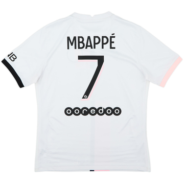 Camiseta de visitante del Paris Saint-Germain 2021-22 Mbappe #7 - 10/10 - (M)