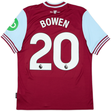 2024-25 West Ham Home Shirt Bowen #20 - 8/10 - (M)
