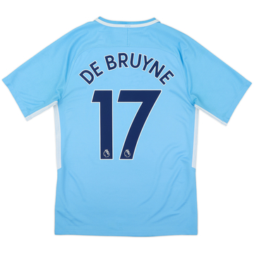 2017-18 Manchester City Home Shirt De Bruyne #17 - 6/10 - (S)