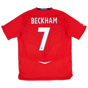 2008-10 England Away Shirt Beckham #7 (XL)