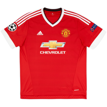 2015-16 Manchester United Home Shirt - 8/10 - (XL)