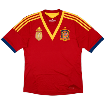 2013 Spain Confederation Cup Home Shirt - 10/10 - (M)