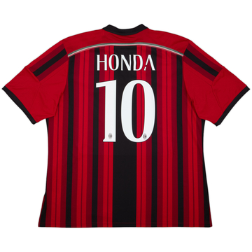 2014-15 AC Milan Home Shirt Honda #10 - 10/10 - (XXL)