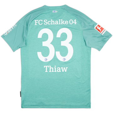 2020-21 Schalke Third Shirt Thiaw #33 - 10/10 - (L)