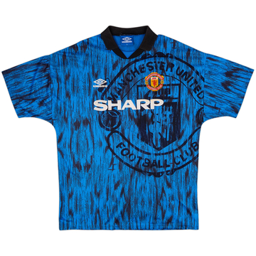 1992-93 Manchester United Away Shirt - 9/10 - (XL)