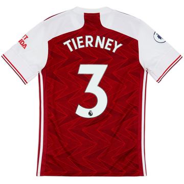 2020-21 Arsenal Home Shirt Tierney #3 - 7/10 - (S)