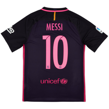 2016-17 Barcelona Away Shirt Messi #10 - 9/10 - (S)