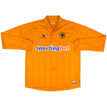 2012-13 Wolves Home L/S Shirt - 8/10 - (M)