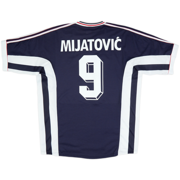 1998-99 Yugoslavia Home Shirt Mijatovic #9 - 8/10 - (L)