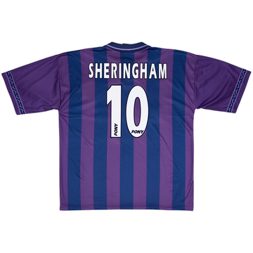1995-97 Tottenham Away Shirt Sheringham #10 - 8/10 - (XL)