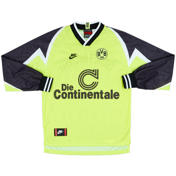 1995-96 Borussia Dortmund Home L/S Shirt - 8/10 - (S)