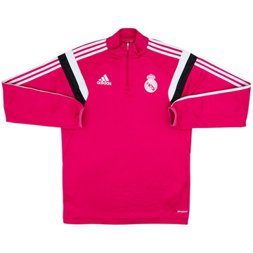 2014-15 Real Madrid adidas 1/4 Zip Drill Top - 7/10 - (M)