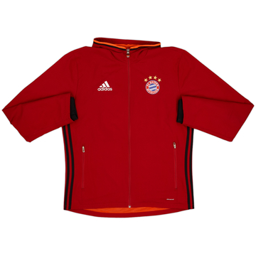 2016-17 Bayern Munich adidas Hooded Track Jacket - 8/10 - (M)