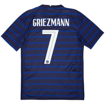 2020-21 France Home Shirt Griezmann #7 - 9/10 - (S)