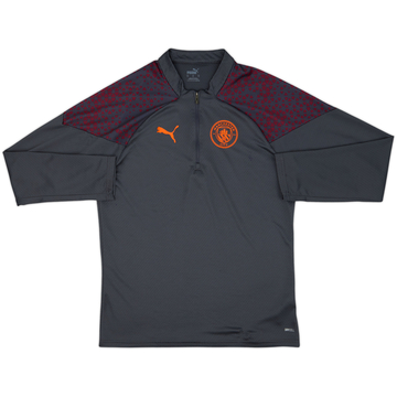 2023-24 Manchester City Puma 1/4 Zip Training Top - 8/10 - (M)