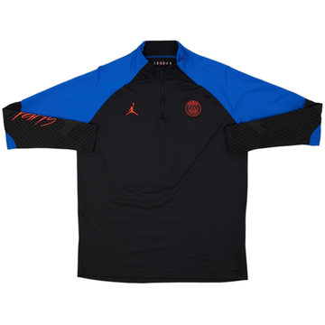 2022-23 Paris Saint-Germain Jordan/Nike 1/4 Zip Drill Top - 8/10 - (L)