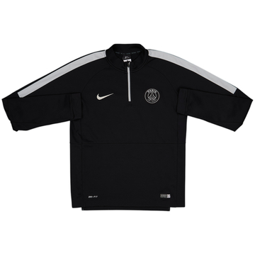 2014-15 Paris Saint-Germain Nike 1/4 Zip Drill Top - 8/10 - (M)