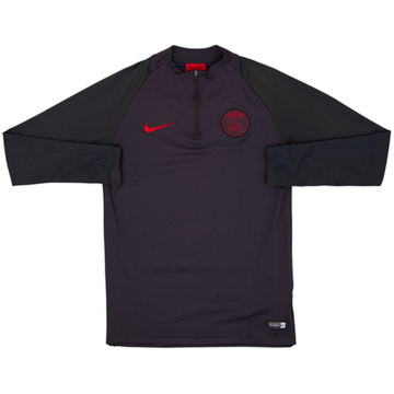 2019-20 Paris Saint-Germain Nike 1/4 Zip Training Top - 8/10 - (S)