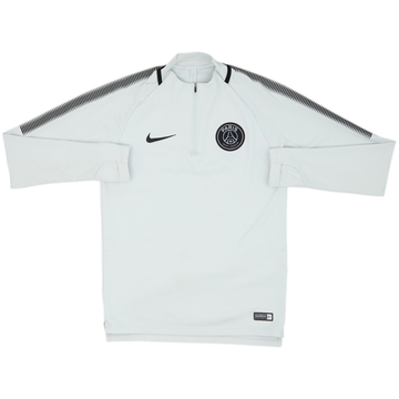 2017-18 Paris Saint-Germain Nike 1/4 Zip Drill Top - 7/10 - (S)