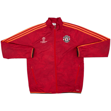 2015-16 Manchester United CL adidas Track Jacket - 8/10 - (M)