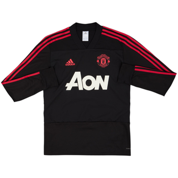 2018-19 Manchester United adidas Sweat Top - 8/10 - (S)