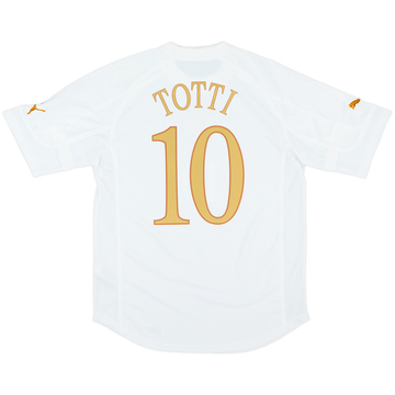2004-06 Italy Away Shirt Totti #10 - 8/10 - (L)
