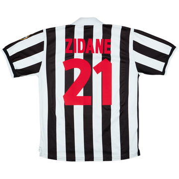 1998-99 Juventus Home Shirt Zidane #21 - 7/10 - (M)