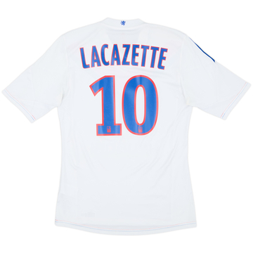 2013-14 Lyon Home Shirt Lacazette #10 - 8/10 - (S)