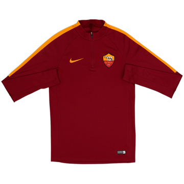 2017-18 Roma Nike 1/4 Zip Drill Top - 9/10 - (S)