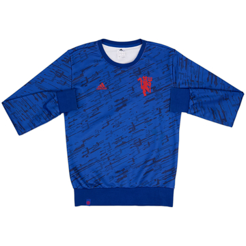 2016-17 Manchester United adidas Sweat Top - 8/10 - (S)