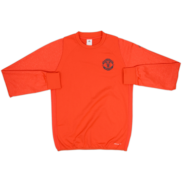 2016-17 Manchester United adidas Sweat Top - 9/10 - (S)