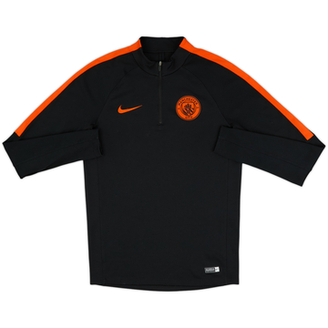 2016-17 Manchester City Nike 1/4 Zip Training Top - 8/10 - (S)