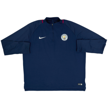 2017-18 Manchester City Nike 1/4 Zip Training Top - 4/10 - (XXL)
