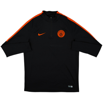 2016-17 Manchester City Nike 1/4 Zip Drill Top - 7/10 - (L)