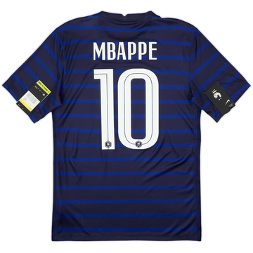 2020-21 France Home Shirt Mbappe #10 (S)