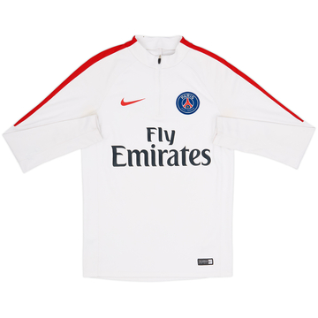 2017-18 Paris Saint-Germain Top de entrenamiento con cierre de 1/4 Nike - 4/10 - (S)