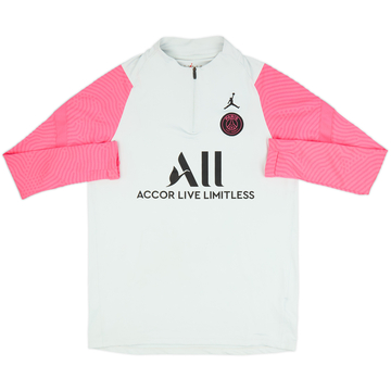 Top de entrenamiento Jordan de cremallera de 1/4 del Paris Saint-Germain 2021-22 - 8/10 - (L)