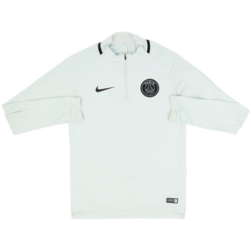 Top de entrenamiento con 1/4 de cremallera Nike del Paris Saint-Germain 2017-18 - 8/10 - (S)