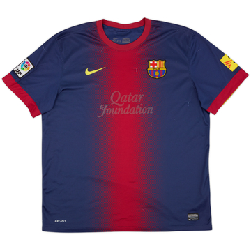 2012-13 Barcelona Home Shirt - 4/10 - (XL)