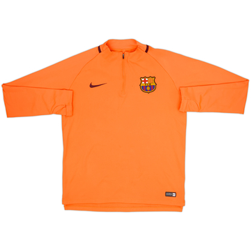 2017-18 Barcelona Nike 1/4 Zip Drill Top - 6/10 - (L)