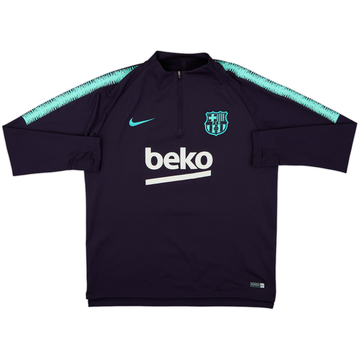 2018-19 Barcelona Nike 1/4 Zip Drill Top - 10/10 - (XL)